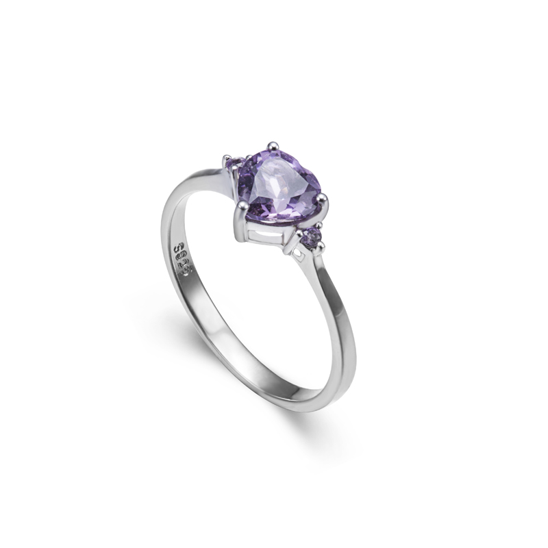 天生出彩·S925银紫水晶戒指