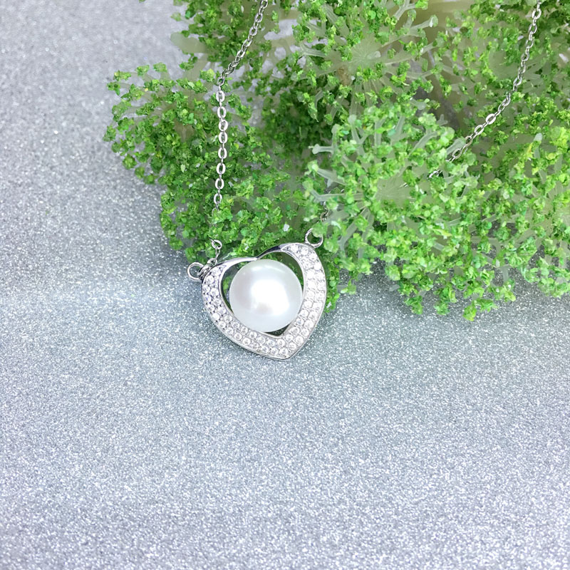 S925银珍珠项链
