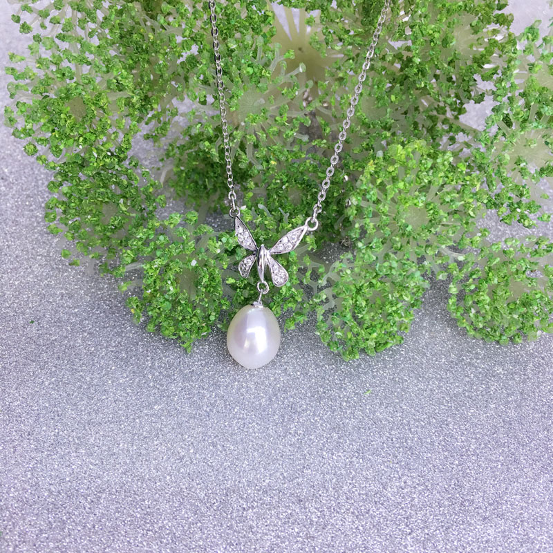 S925银珍珠项链